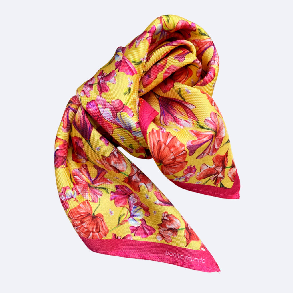 Fazzoletto In Seta 100% – Quadrato 15x15 Cm, Colore Turchese – Accessorio Moda E Regalo Elegante - 5