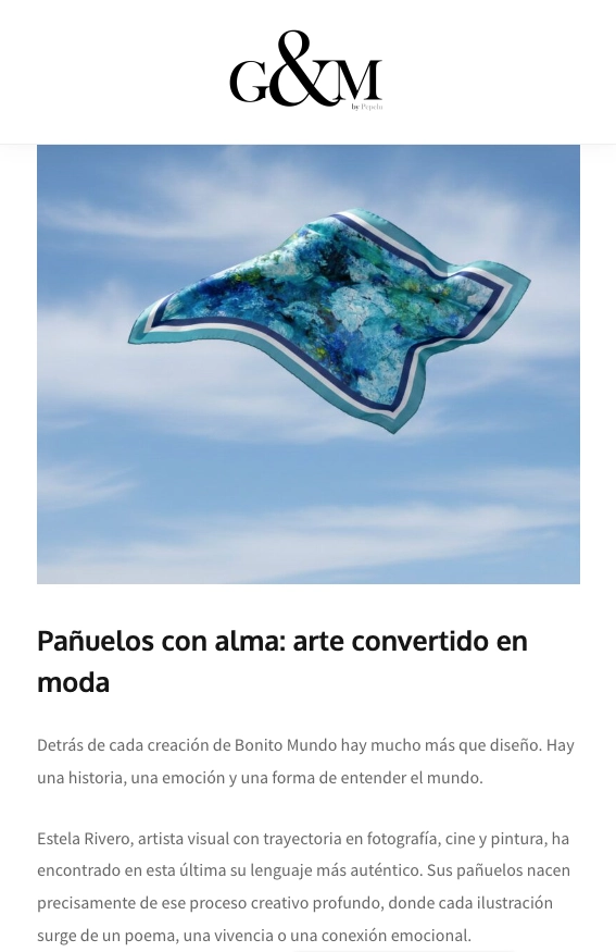 Bonito Mundo en articulo de prensa de Gastronomia y Moda